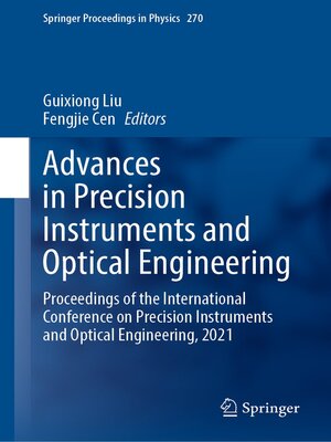 cover image of Advances in Precision Instruments and Optical Engineering